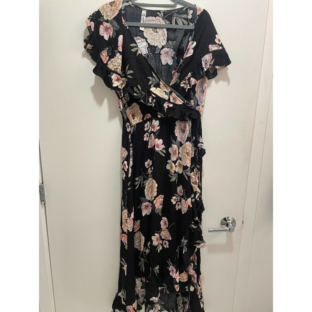 American Rag California Dreaming Floral High Low Maxi Dress Size M New With Tags
